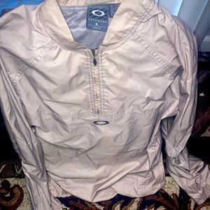 Oakley L windbreaker. Very warm netting inside, fantastic rain durability
